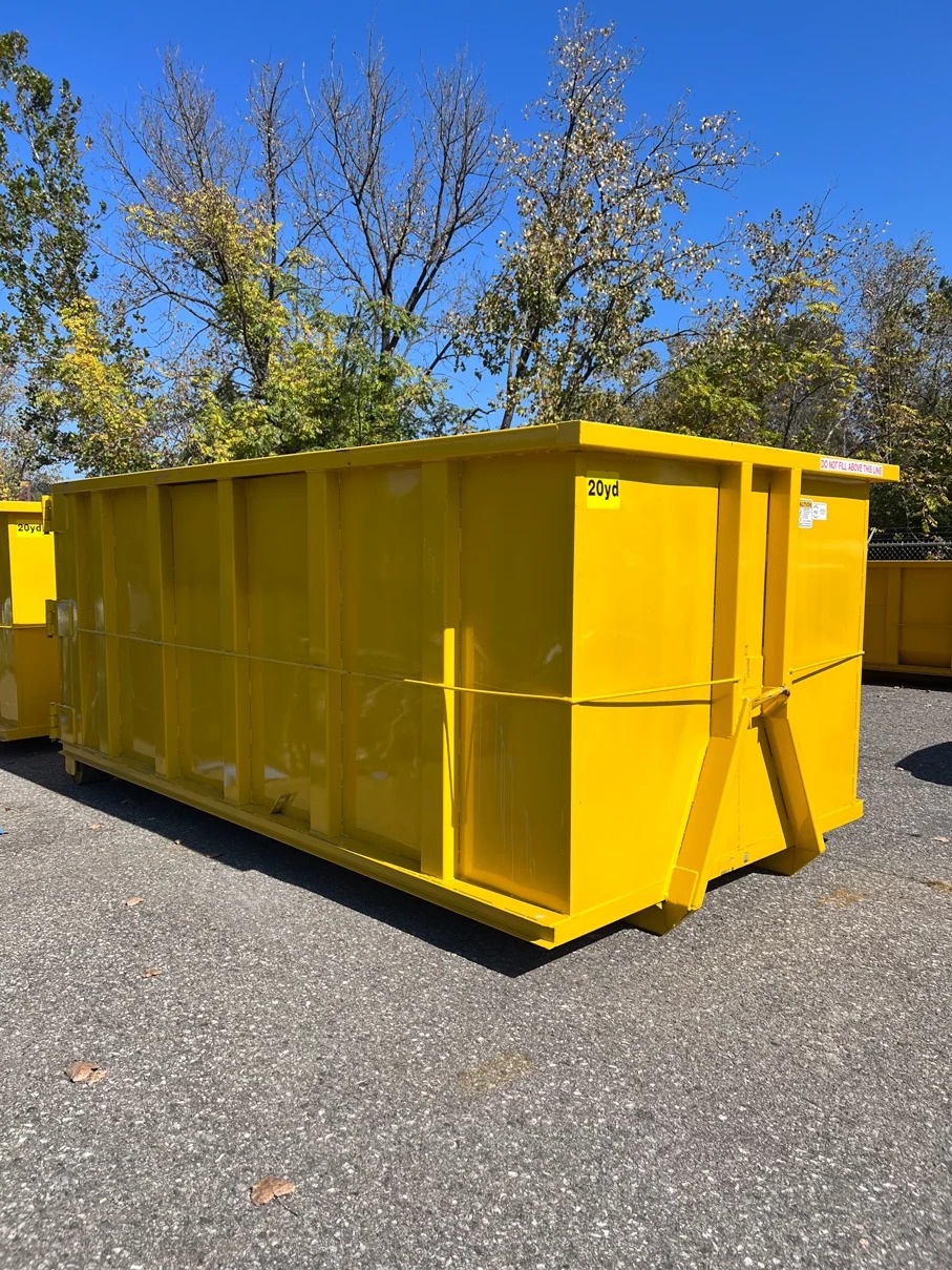 20 yard roll-off dumpster from Suncoast Dumpster Rentals